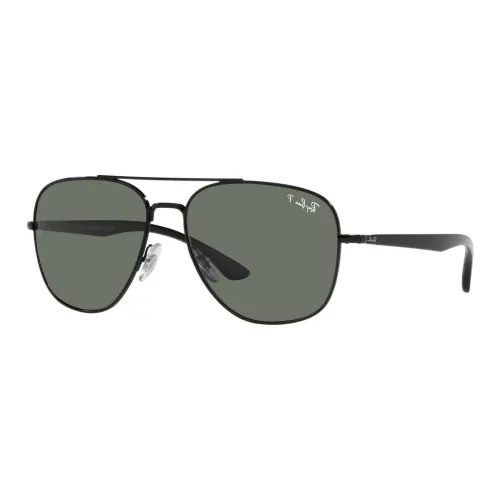 RayBan Acetate Metal Aviator Sunglasses Men's Black