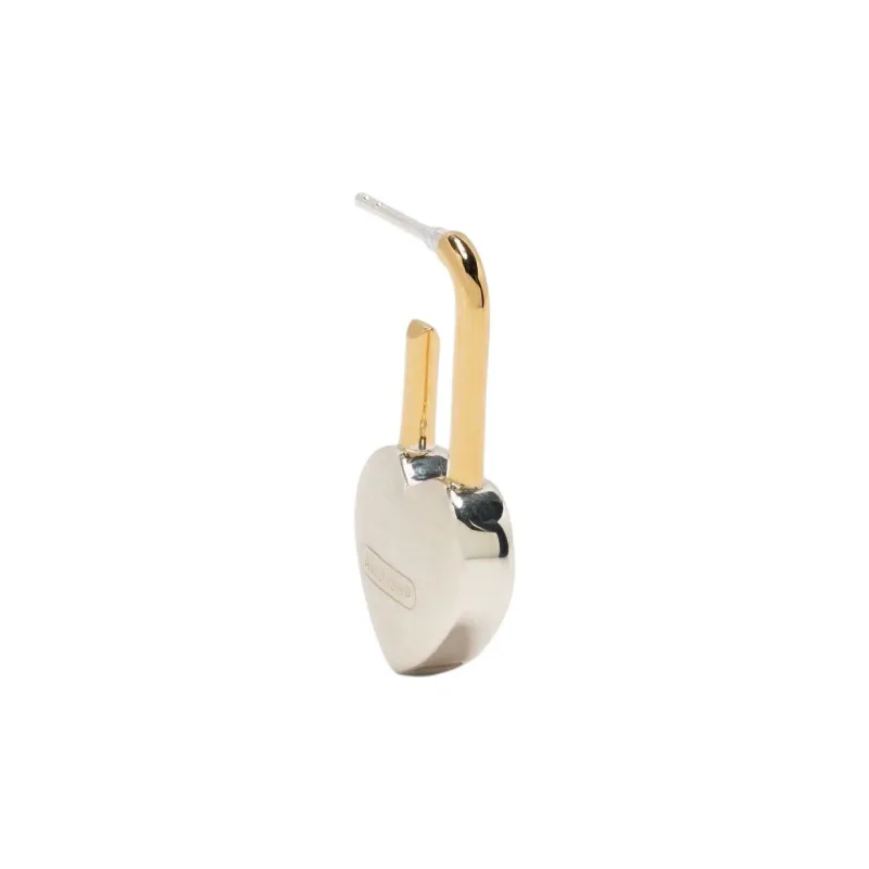 AMBUSH Heart Padlock Earring-0