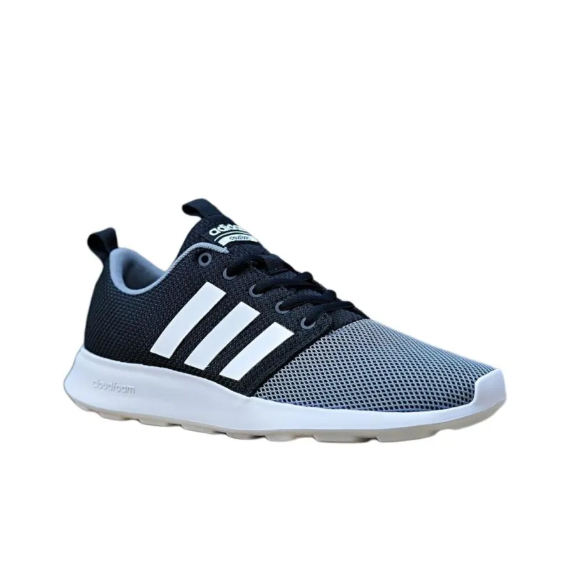 Adidas Cloudfoam Swift Racer Anti-Slip Wear-Resistant Low-Top Running Shoes Men's Blue-2