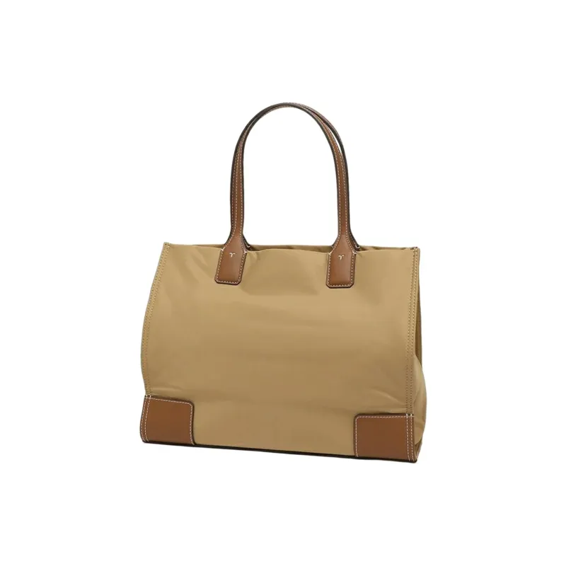TORY BURCH Ella Polyamide Tote Bag, Shopping Bag, Handbag, Shoulder Bag Small Size Women's Cocoa Sand-3