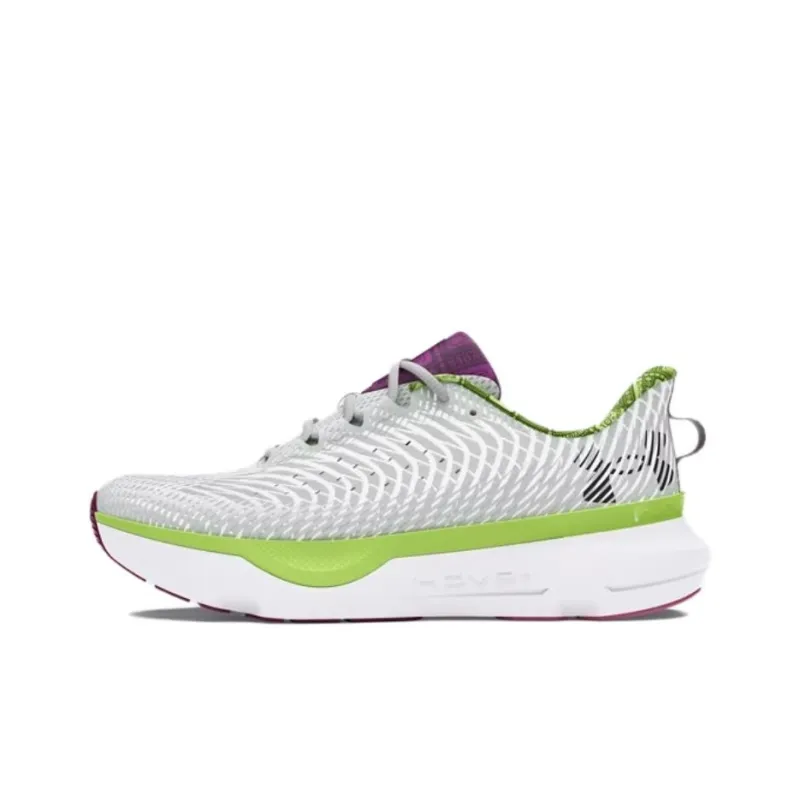 Under Armour Infinite Pro Anti-Slip Wear-Resistant Low-Top Running Shoes Unisex Gray Green-0