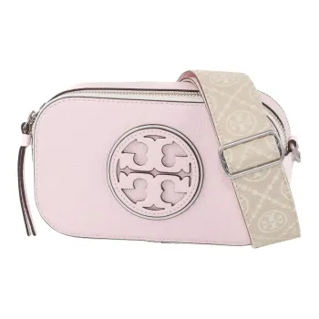 TORY BURCH Miller Cow Leather Camera Bag Shoulder Bag Crossbody Bag Mini Women's Cotton Candy