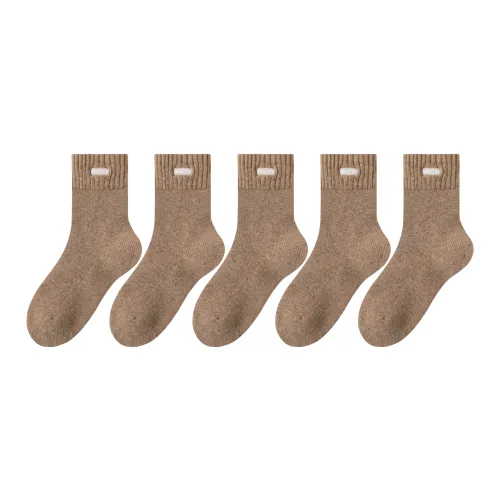 MIIOW Mid Calf Socks Women's Combo Set