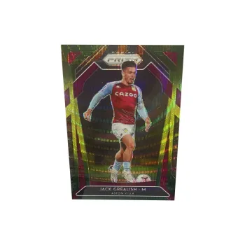 PANINI Premier League PRIZM England Manchester City Grealish Tricolor Fold Player Card Pass Through Sports Cards 1 Pc