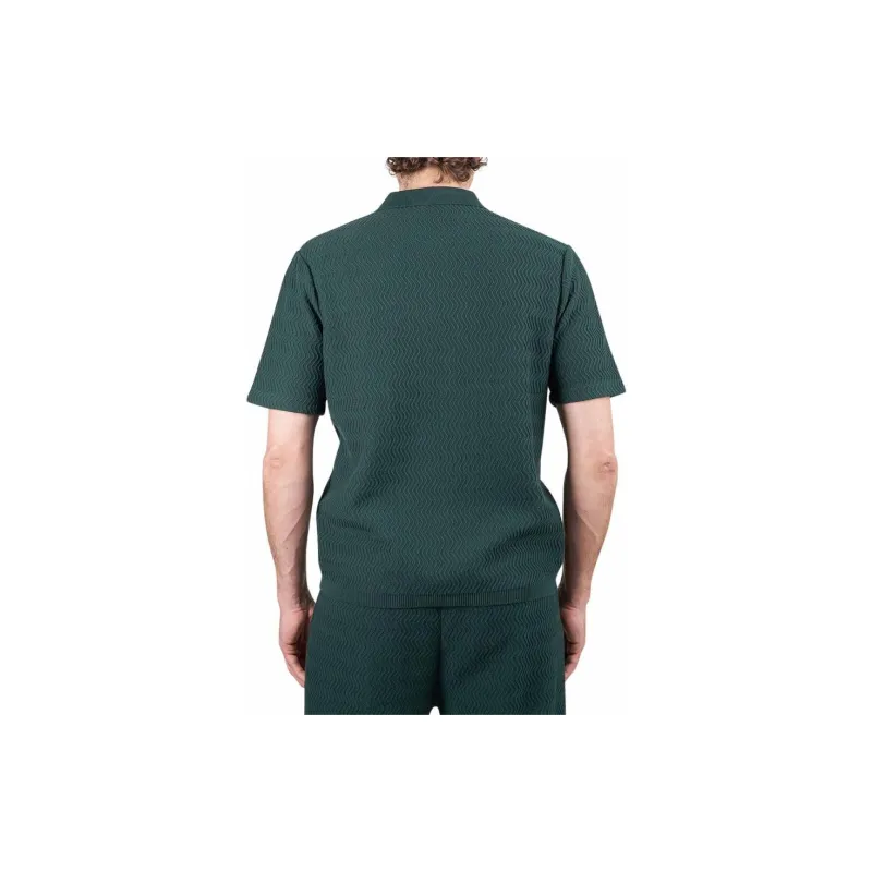 Dime MTL SS24 Polo Shirt Unisex Forest Green-4