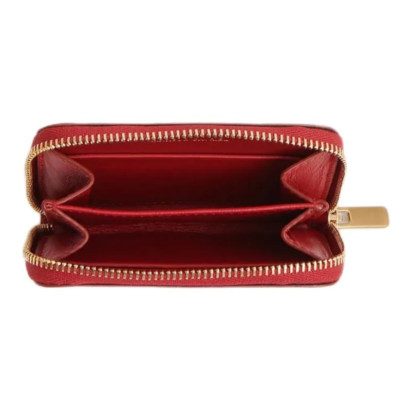 MANSUR GAVRIEL Logo stamp Patent finish Zip Wallet-3