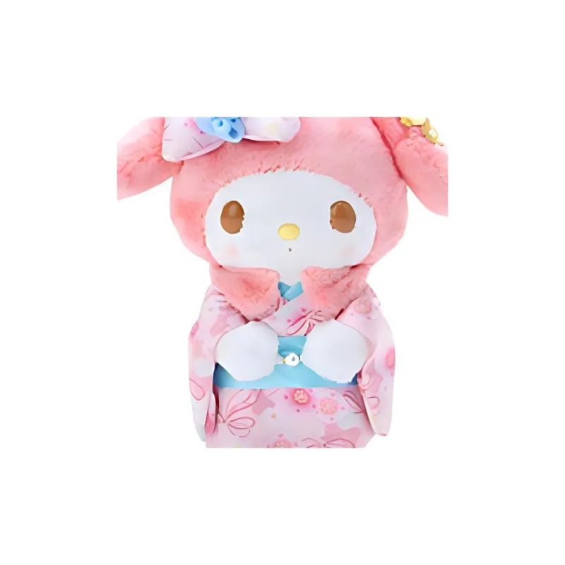Sanrio Cherry Blossom Kimono My Melody Dolls Plush Doll 20cm High-2