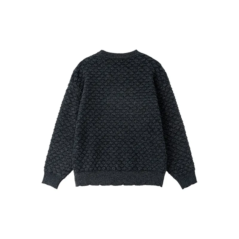 CAISEDI Sweaters Men Black-1