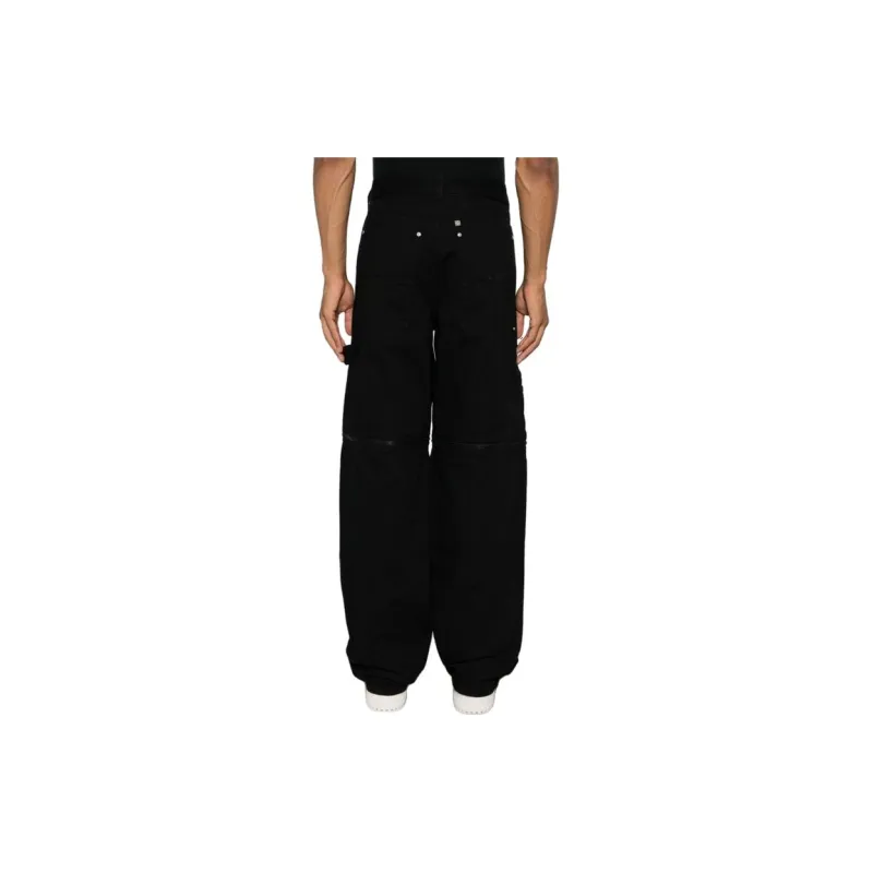 Givenchy High Rise Wide Leg Jeans-5