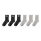 6 Pack (3 Black+3 Light Gray)