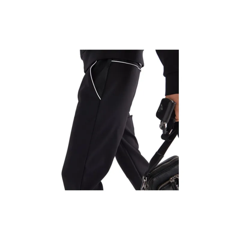 PRADA Re Nylon Triangle logo Sweatpants-3