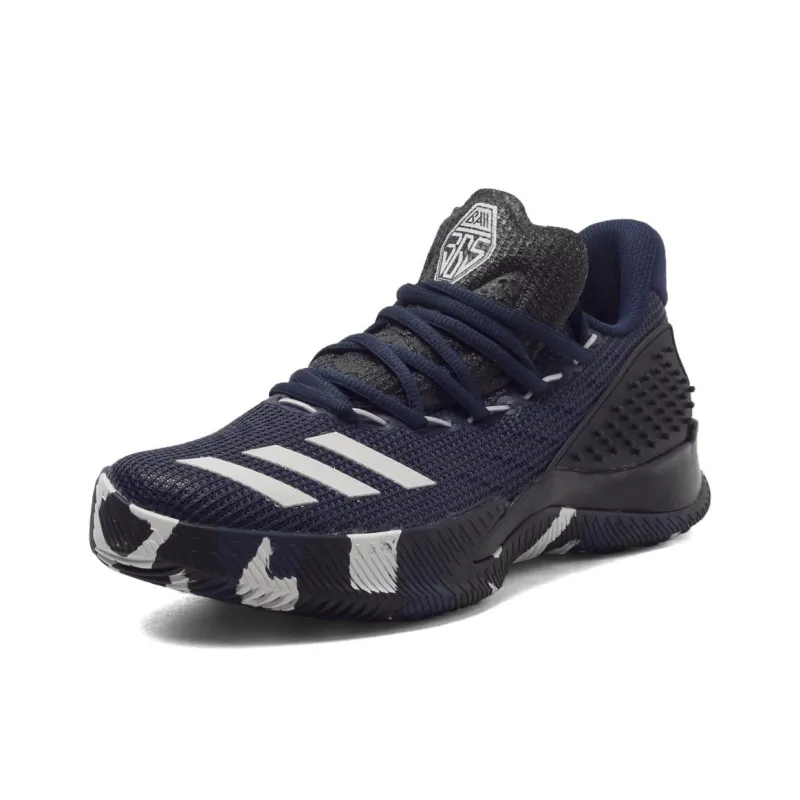 Adidas Ball 365 Anti Slip Wear Resistant Low Top Basketball Shoes Men's Blue Black-2