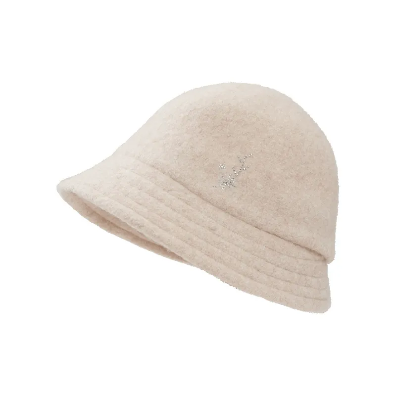 JIUMU Pure Wool Bucket Hats Women's-0