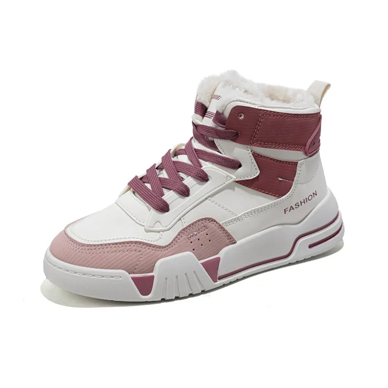 M.M Party Thermal Waterproof Cushioning High Top Skateboard Shoes Women's-5