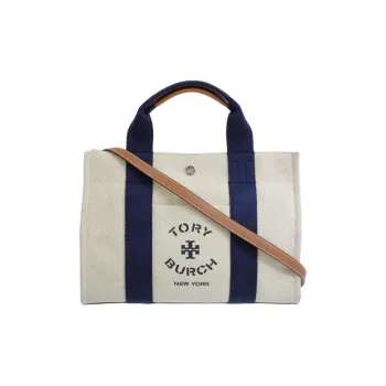 TORY BURCH Artificial Leather Tote Bag, Shopping Bag, Shoulder Bag, Handbag Small Size Women's Natural