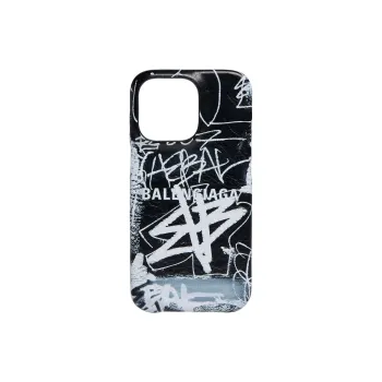 Balenciaga Leather Material Easy To Use And Durable Phone Cases Compatible With IPhone 13 Pro Trendy And Cool
