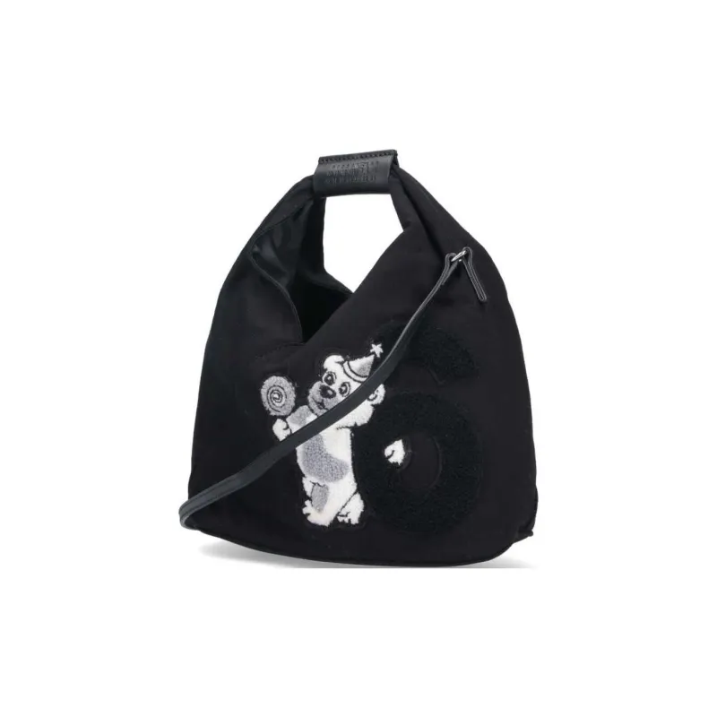MM6 Maison Margiela Logo-Patch Shoulder Bag-2