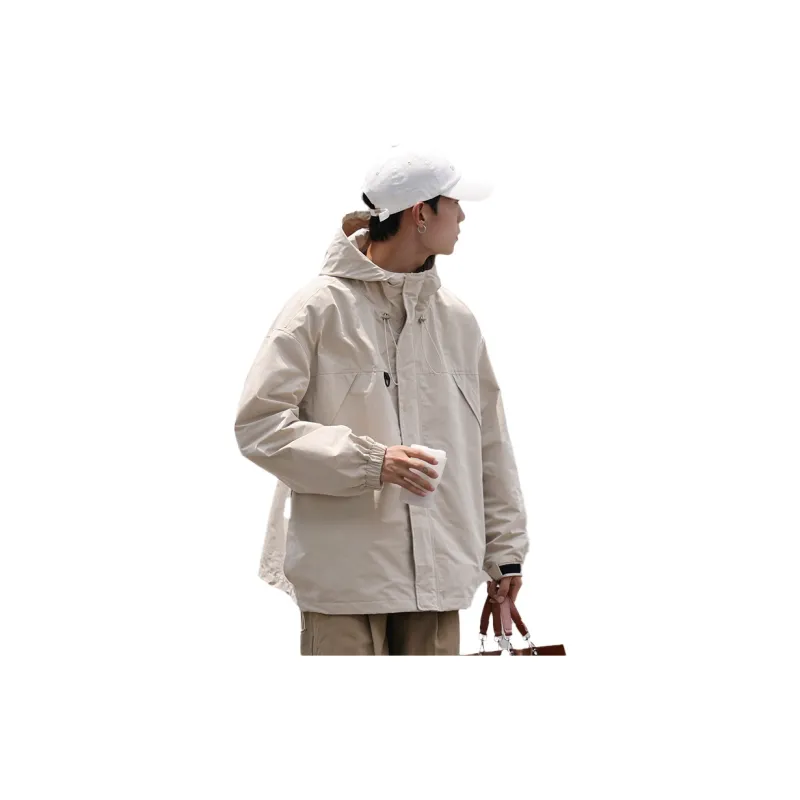 RENBEN Jackets & Coats Unisex Khaki-1