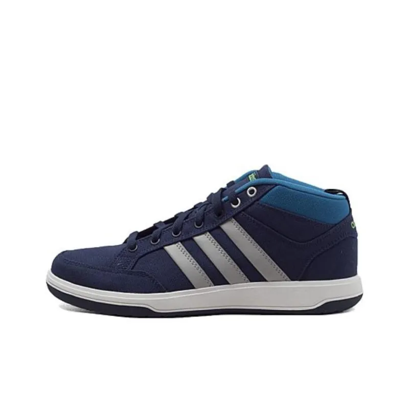 Adidas ORACLE VI Anti-Slip Wear-Resistant Mid-Top Tennis Shoes Men's Blue-0