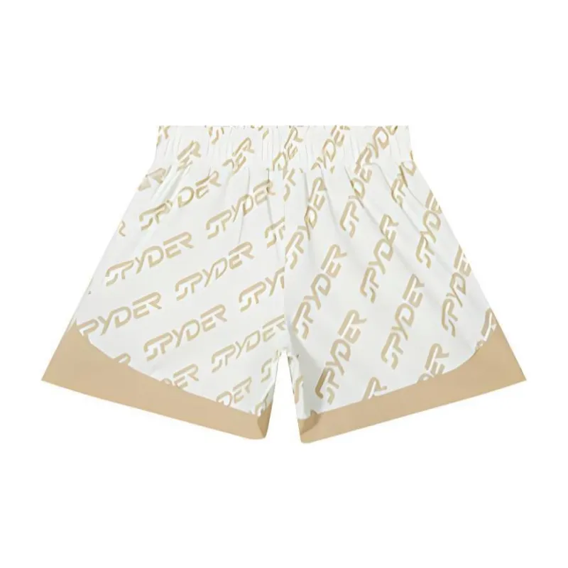 SPYDER STYLE Casual Shorts Women's Beige-1