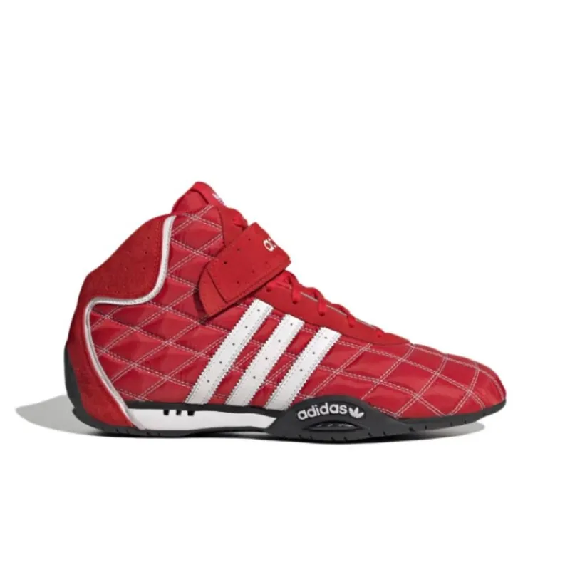 Adidas Originals Anti Slip Wear Resistant High Top Training Shoes Unisex Red-1