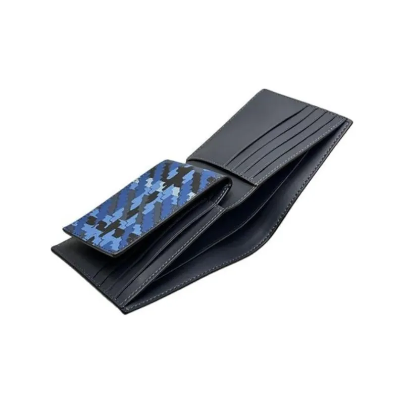 COACH 3 IN 1 Wallet Coated Canvas Coin Purse Wallet Regular Unisex Gunmetal With Denim Multicolor-4