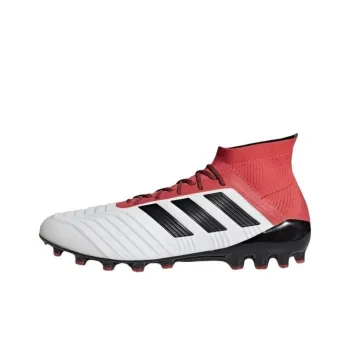 Adidas Predator 18.1 Anti Slip Wear Resistant Soccer Shoes Men's White Red Black
