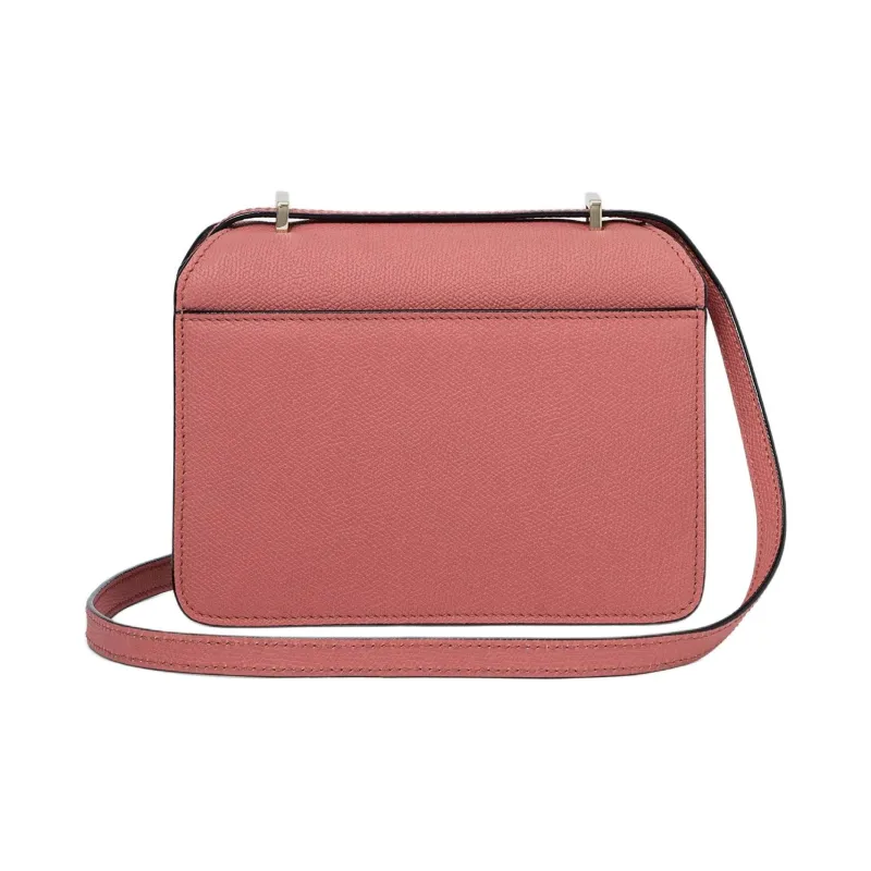 Valextra Calfskin Shoulder Bag, Crossbody Bag Trumpets Women's Ancient Pink-1