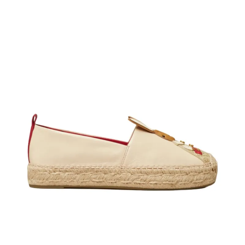 TORY BURCH Espadrilles Women's White Year Of The Rabbit Limited-1