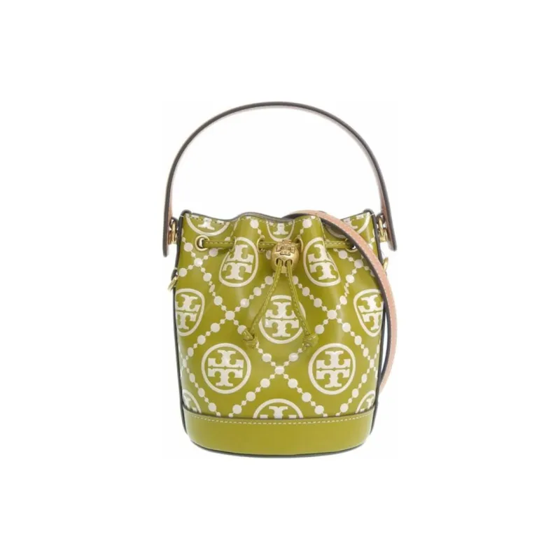 TORY BURCH T Monogram Leather Shoulder Bag Crossbody Bag Handbag Mini Women's Palm Green-0