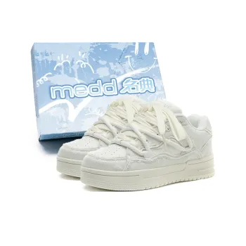Medd Lightweight Breathable Height Increasing Low Top Skateboard Shoes Unisex