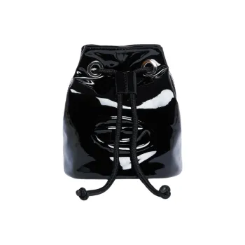 DIESEL Mirror Effect Drawstring Bucket Bag