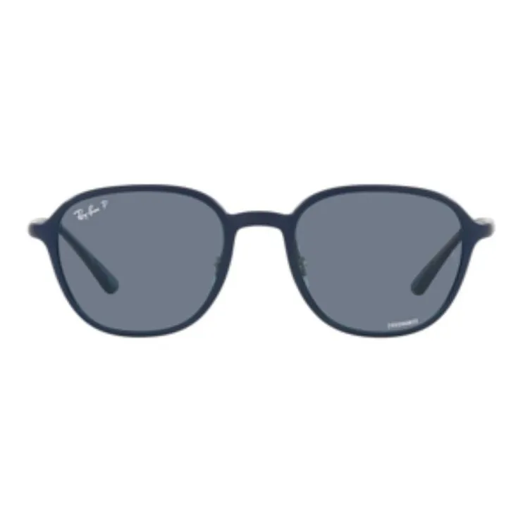 RayBan Peek Material Square Sunglasses Women's Blue-1