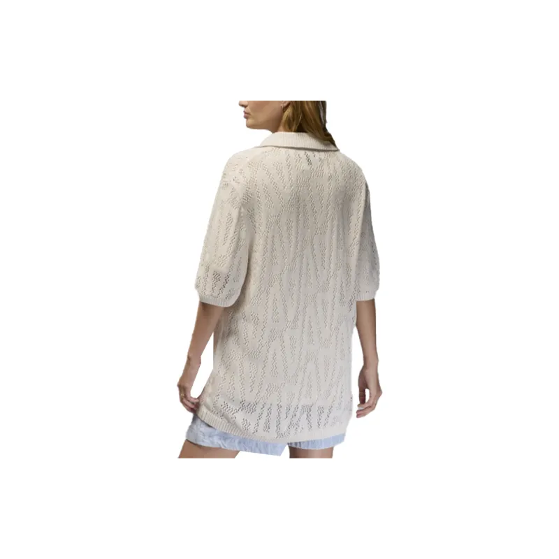 Jordan A Maniére Collaboration Knitwear Unisex Phantom Gray White-1