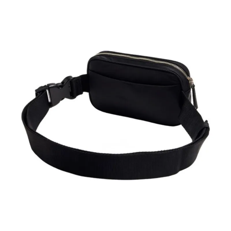 TORY BURCH Recycled Nylon Leather Trim Sling Bags One Shoulder Crossbody Fanny Pack Women's Black-2