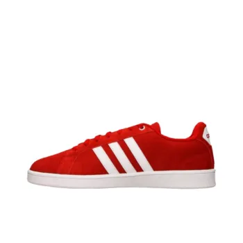 Adidas Cloudfoam Anti-Slip Wear-Resistant Low-Top Skateboard Shoes Unisex Red