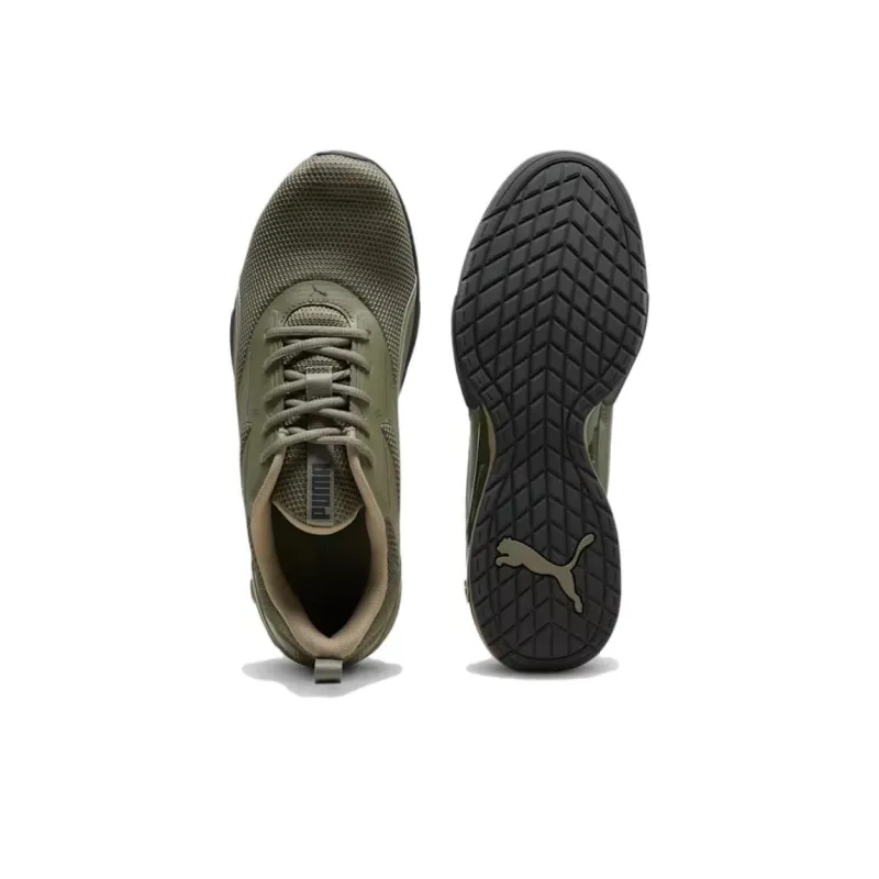PUMA Neutron Anti Slip Wear Resistant Low Top Casual Shoes Unisex Green-3