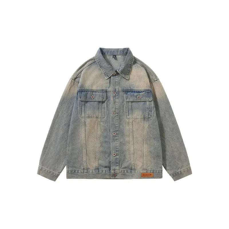SANTASTIC Denim Jacket Men's Wheat Yellow-1