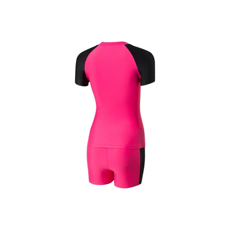 LiNing One-piece Swimsuit Women's 395 Pink/Black-1