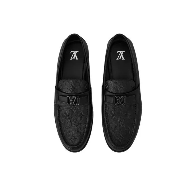 LOUIS VUITTON Major Loafers Men's Black-3