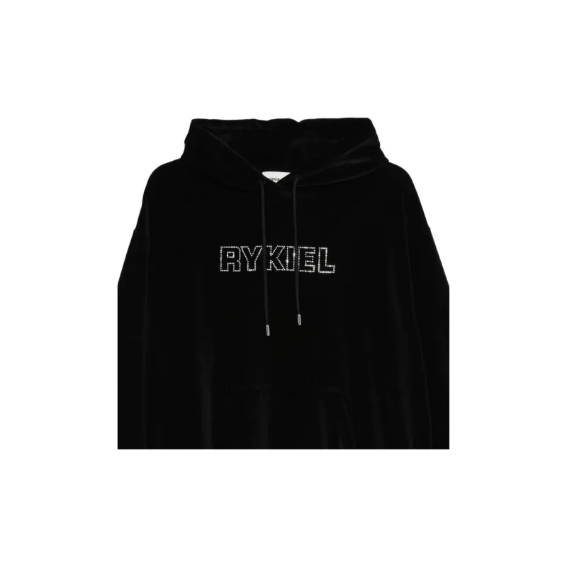 Sonia Rykiel Rhinestone-embellished Logo Hoddie-2