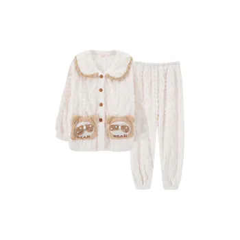 Ta Yan Pajama Set Women's White