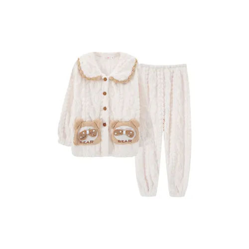 Ta Yan Pajama Set Women's White
