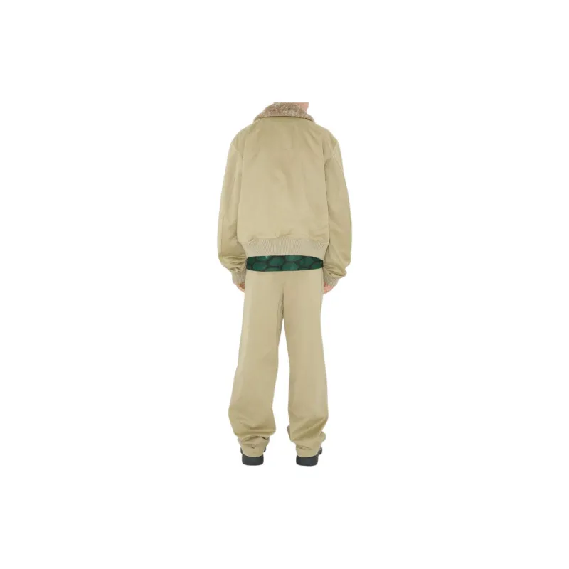 Burberry Shearling collar Bomber Jacket-3