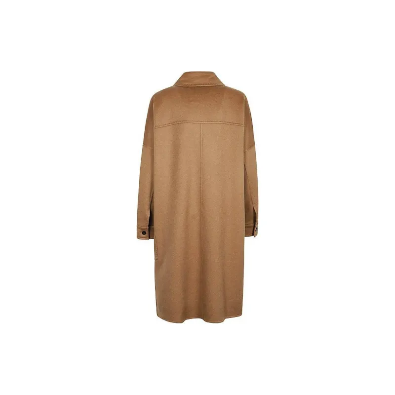 MaxMara Button Detailed Oversized Coat-1