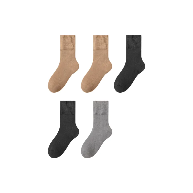 MIIOW Mid Calf Socks Men's Combo Set-7