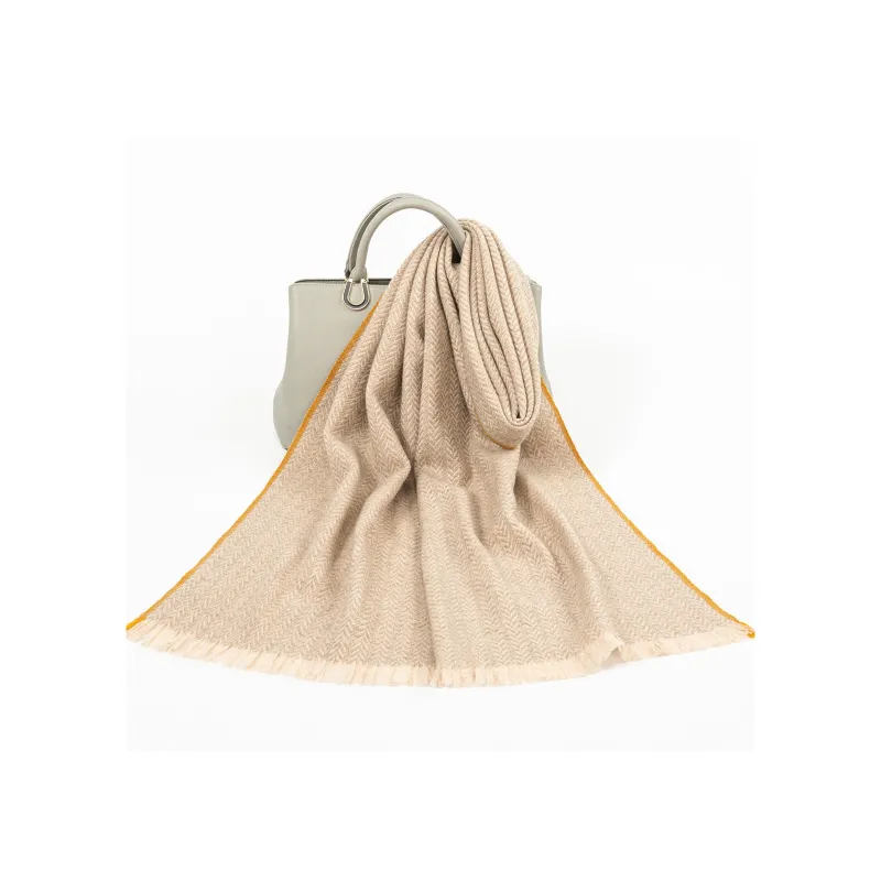 Shanghai Story Sheep Wool Knit Scarves Women's Multiple Colors-7