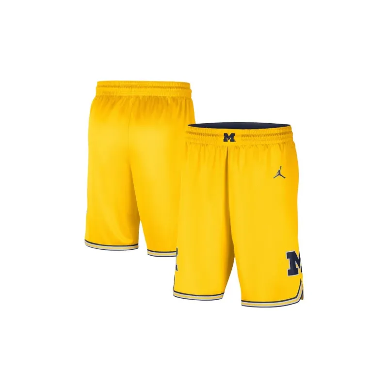 JORDAN College Michigan Men's Replica Basketball Shorts-4