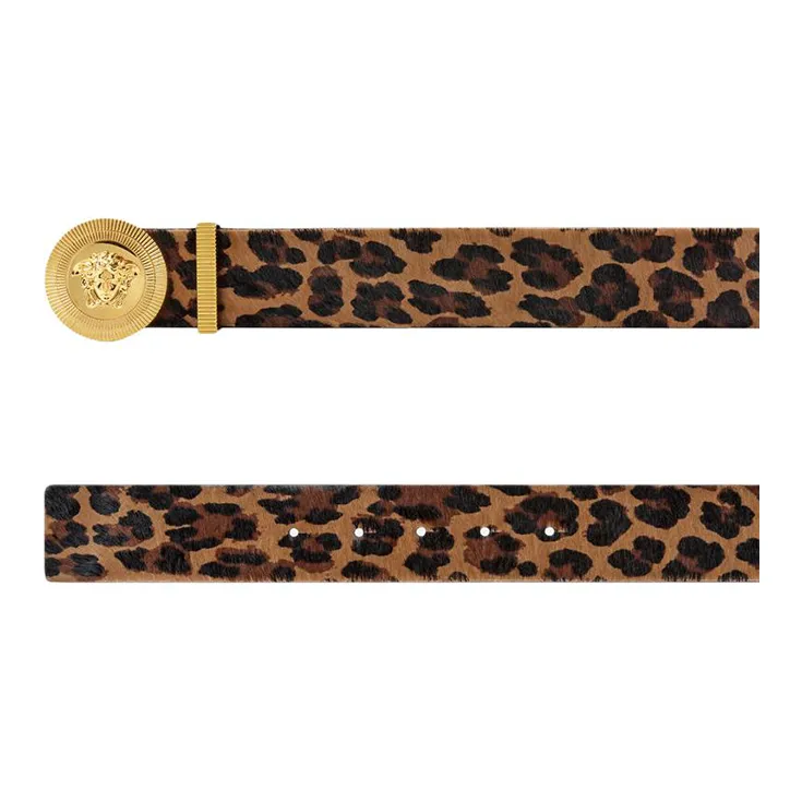 VERSACE Medusa Biggie Leopard print Belt-1