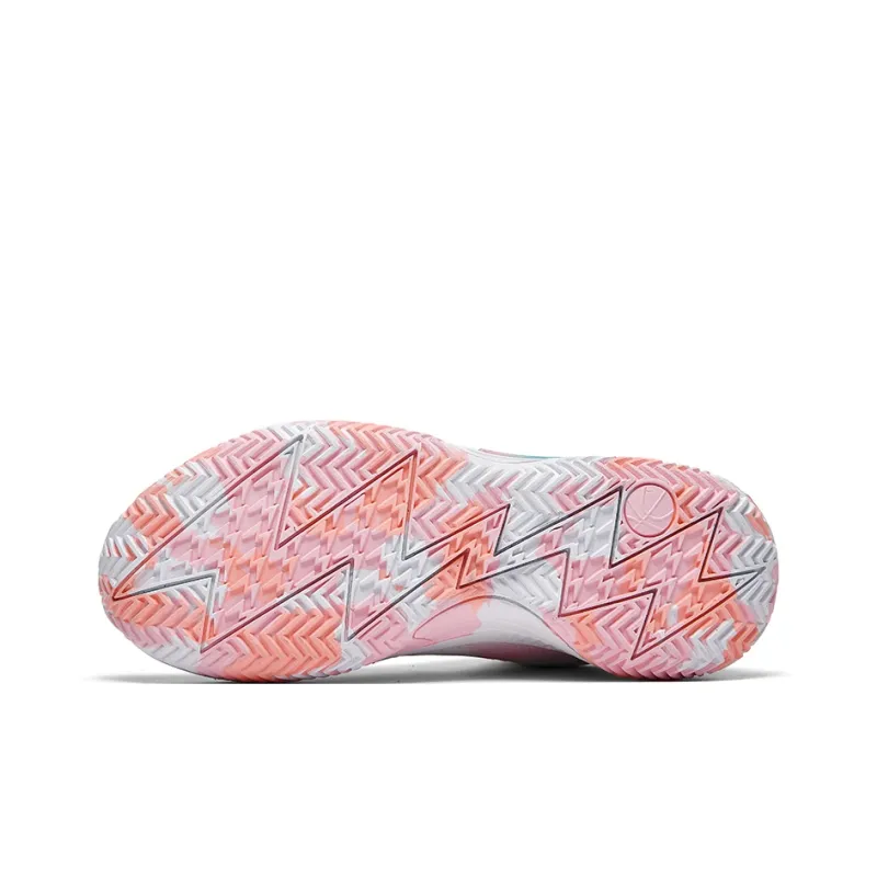 MUSHILANDI Cushioning, Breathable, And Resilient Design Basketball Shoes Unisex White Pink-3